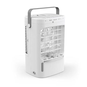 Ventilateur de bureau 2 en 1 19x16x30cm 20W 3 vitesses avec lumières colorées ventilateur de climatisation refroidisseur d'air